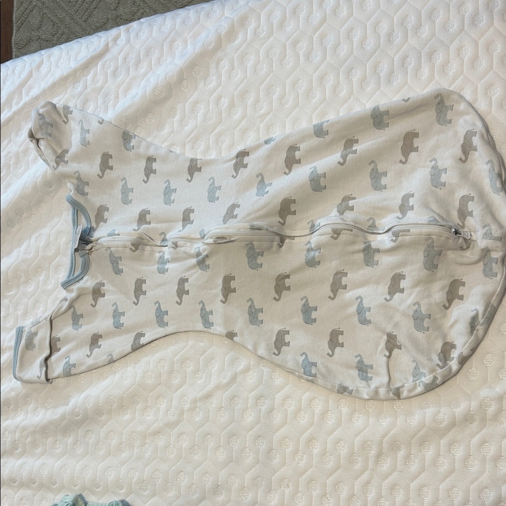 Baby Sleep Sack with Elephant Print